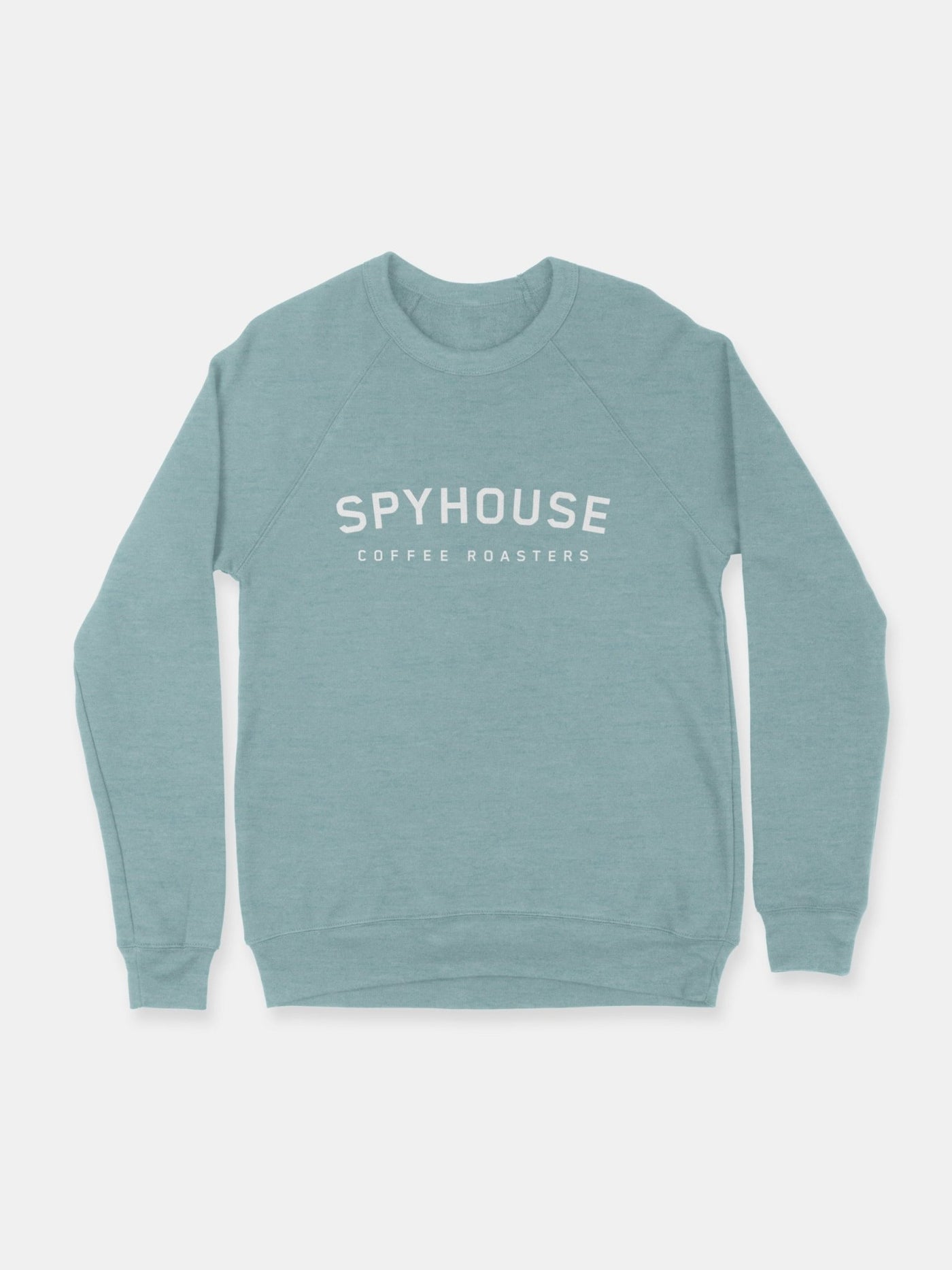 Spyhouse Crewneck – Heather Blue Lagoon - Spyhouse Coffee Roasters