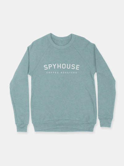 Spyhouse Crewneck – Heather Blue Lagoon - Spyhouse Coffee Roasters