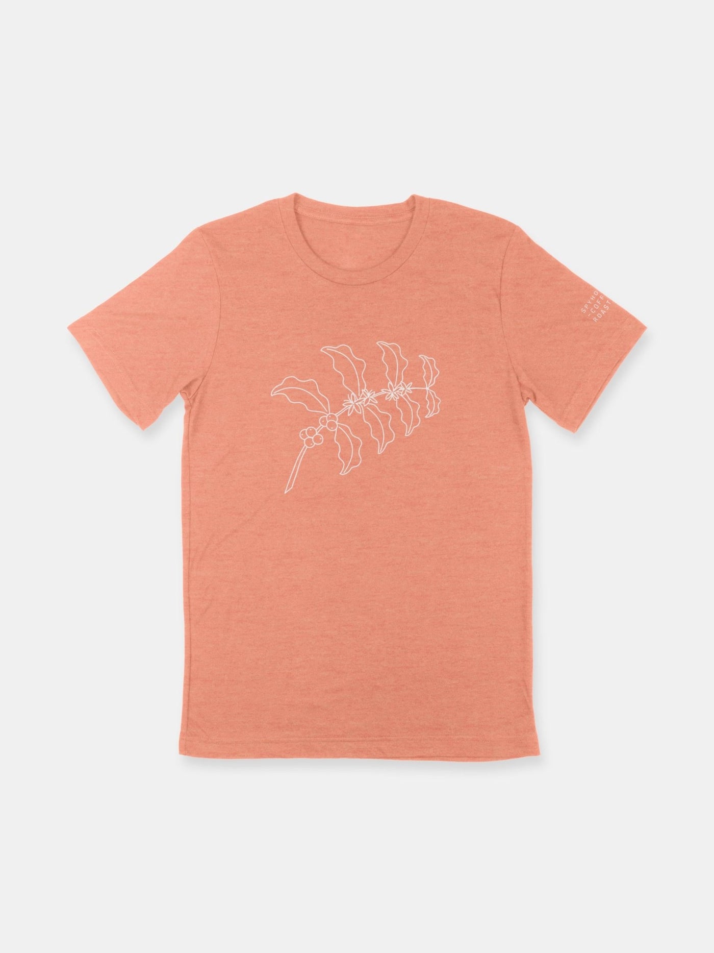 Coffee Branch T-Shirt – Heather Sunset - Spyhouse Coffee Roasters