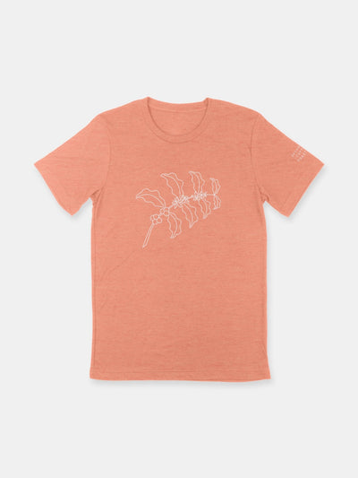 Coffee Branch T-Shirt – Heather Sunset - Spyhouse Coffee Roasters