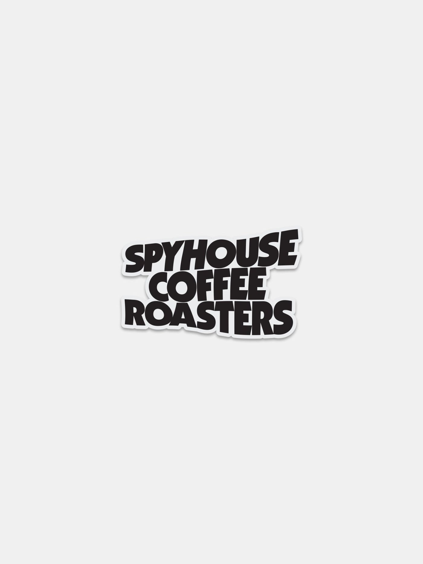 "Black" Sticker - Spyhouse Coffee Roasters