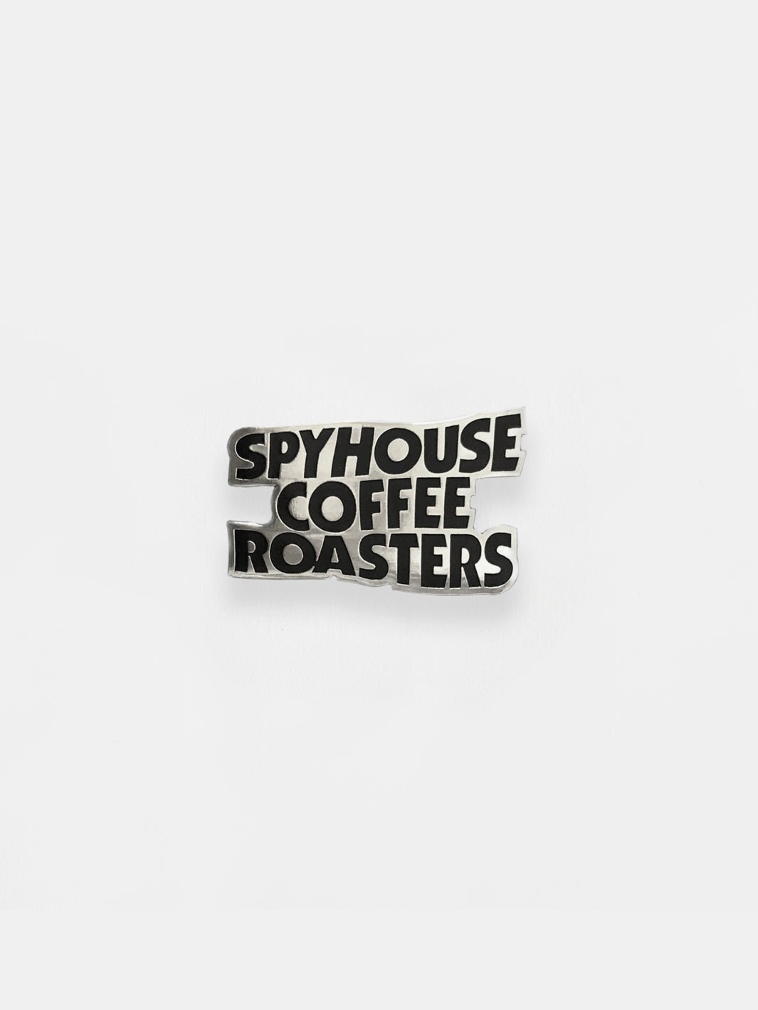 "Black" Enamel Pin - Spyhouse Coffee Roasters