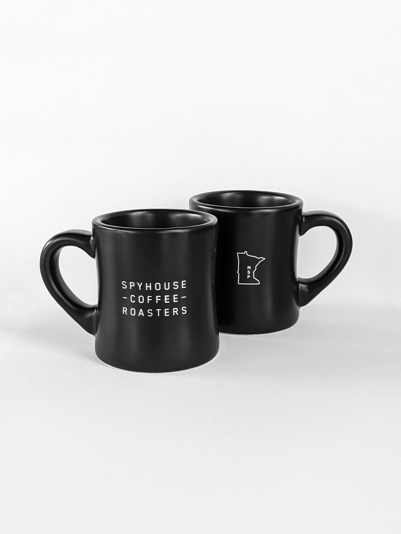Spyhouse Diner Mug – Black - Spyhouse Coffee Roasters