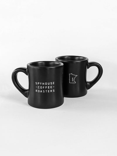Spyhouse Diner Mug – Black - Spyhouse Coffee Roasters